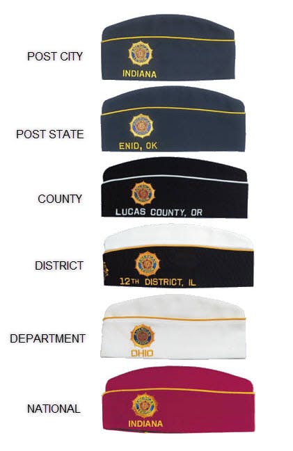 American Legion Uniform Caps